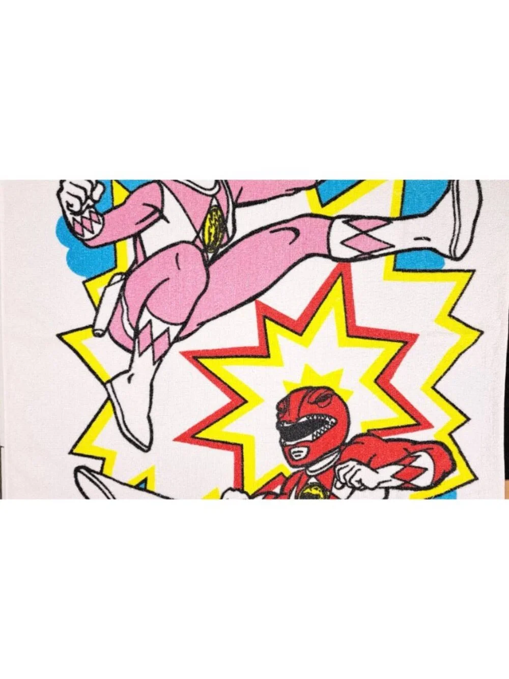 Vintage Mighty Morphin Power Rangers Beach Towel 1993 Jason Kimberly 30